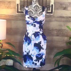 New Bisou Bisou Light Blue Embossed Professional Dress main image 0